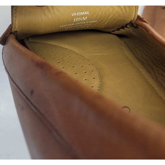 Vince Camuto Esmail Mens 10.5M Brown Leather Penny Driving Loafers - Picture 9 of 11